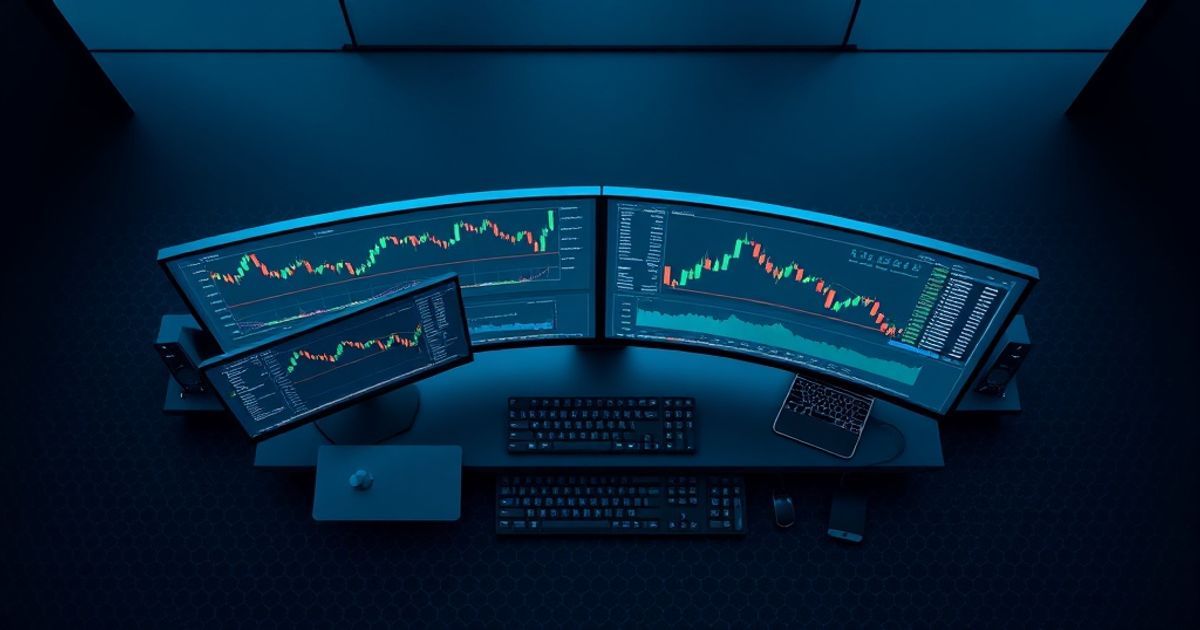 Kingfisher Trading platform interface showing real-time cryptocurrency charts with candlestick patterns and technical indicators