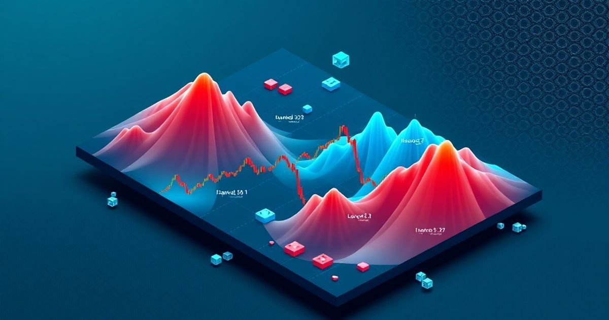 Kingfisher-Plattform Liquidation heatmap visualization showing market leverage clusters with color-coded buy and sell walls indicating potential price targets